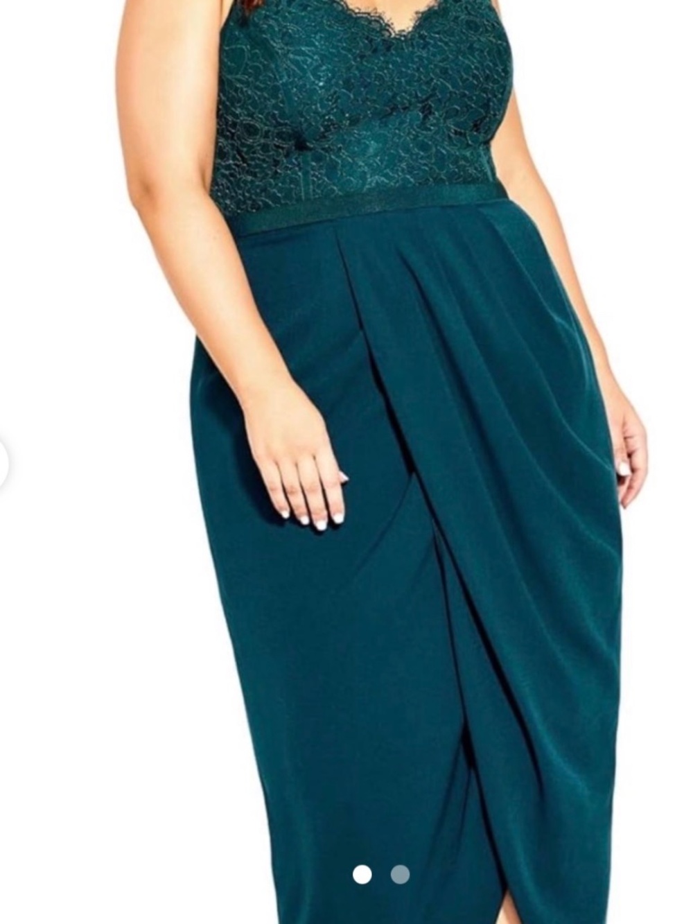 City chic lace tulip hem dress - Picture 3 of 3